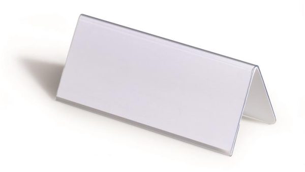 Névtábla tartó, asztali, 61/122x150 mm, DURABLE - Image 2