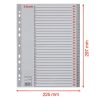 Regiszter, műanyag, A4, 1-31, ESSELTE, szürke - Image 6
