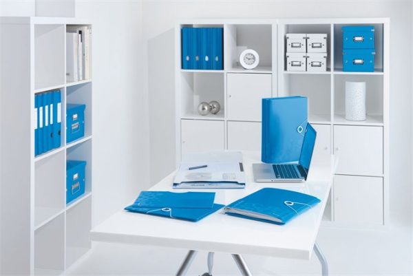 Előrendező, A4, 12 részes, műanyag, LEITZ "Wow", kék - Image 4