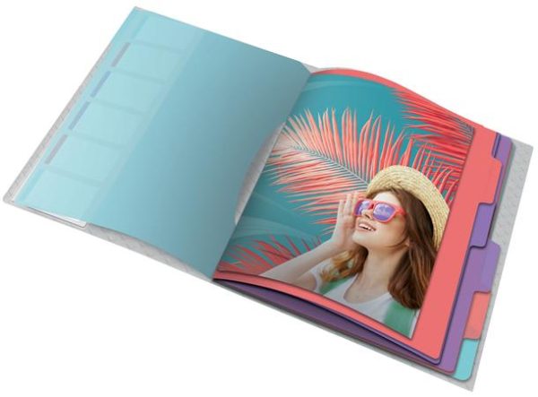 Előrendező, A4, 6 részes, műanyag, ESSELTE "Colour’Breeze", áttetsző - Image 3