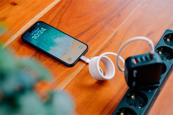 USB kábel, USB-C - USB-C, 1,2 m, 100W, mágneses, VERBATIM, szürke - Image 4