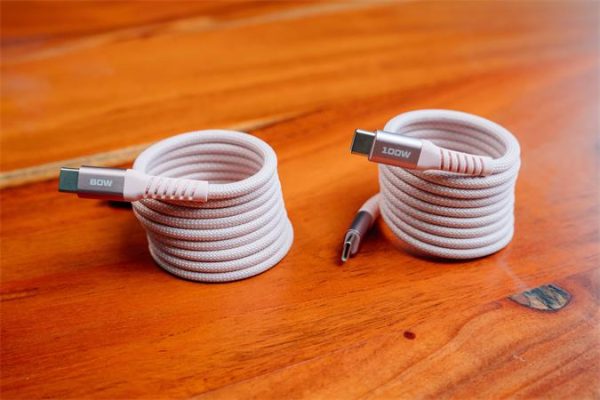 USB kábel, USB-C - USB-C, 1,2 m, 100W, mágneses, VERBATIM, rózsaszín - Image 4