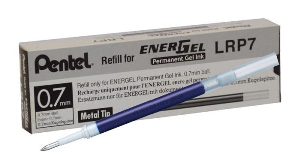 Zseléstoll betét 0,35 mm, PENTEL "EnerGel LRP7", kék - Image 2