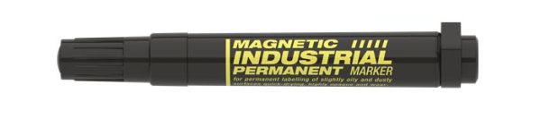 Alkoholos marker, ipari, 1-3 mm, kúpos, mágnessel, ICO "Magnetic industrial permanent 11 XXL", fekete - Image 2