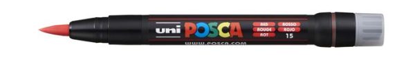 Ecsetirón, UNI "Posca PCF-350", piros - Image 2
