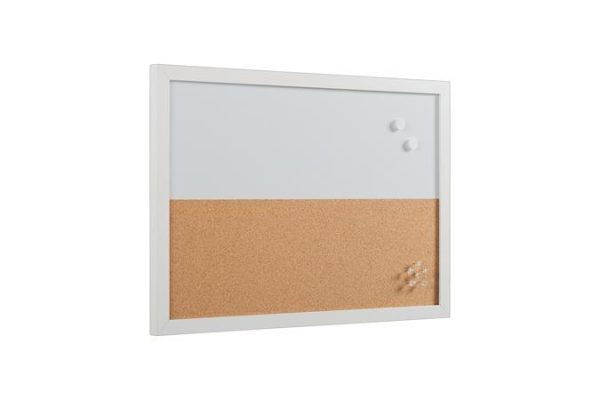 Kombitábla, mágneses, parafa, 60x40 cm, fehér keret, VICTORIA VISUAL, "Elements" - Image 2