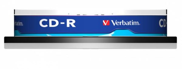 CD-R lemez, 700MB, 52x, 10 db, hengeren, VERBATIM "DataLife" - Image 2