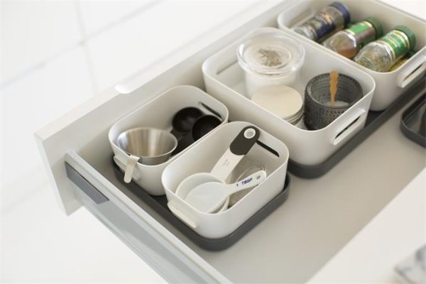 Műanyag tárolódoboz, 1,5 liter, SMARTSTORE "Compact S", fehér - Image 2