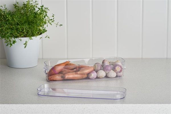 Műanyag tárolódoboz, 1,3 liter, SMARTSTORE "Compact Clear Slim", átlátszó - Image 3