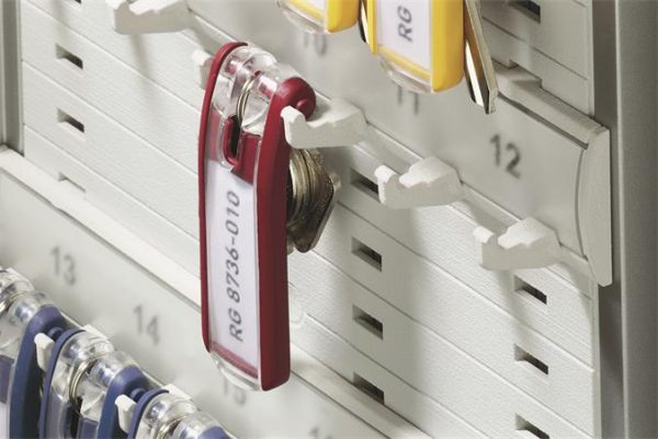 Kulcscímke, műanyag, DURABLE "KEY CLIP", vegyes színek - Image 5