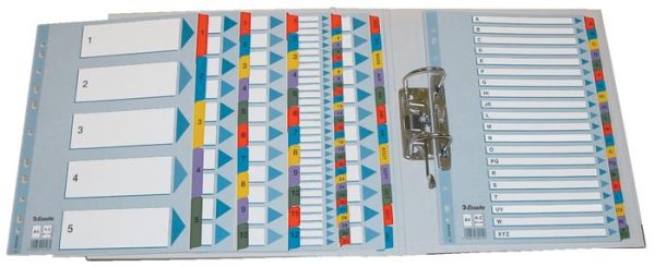 Regiszter, karton, A4, 1-12, ESSELTE "Mylar" - Image 7