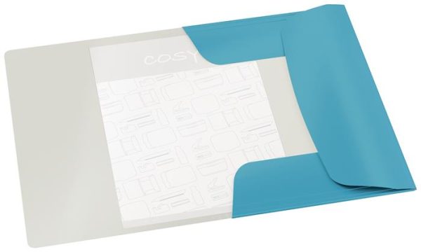 Gumis mappa, 15 mm, karton, A4, LEITZ "Cosy", nyugodtkék - Image 3