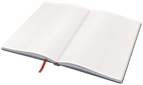 Beíró, A5, kockás, 80 lap, keményfedeles, LEITZ "Cosy Soft Touch", bársonyszürke - Image 3