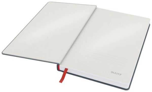 Beíró, A5, kockás, 80 lap, keményfedeles, LEITZ "Cosy Soft Touch", bársonyszürke - Image 4