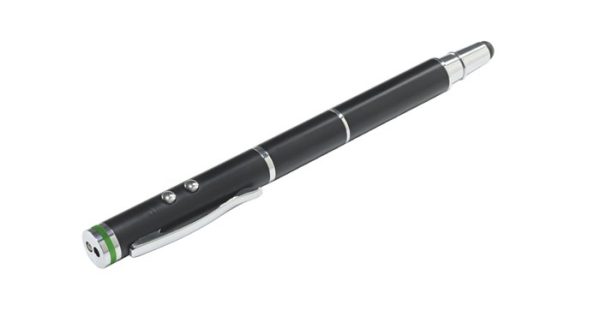 Érintőtoll, érintőképernyős készülékekhez, 4-az-1-ben, LEITZ "Stylus", fekete - Image 4