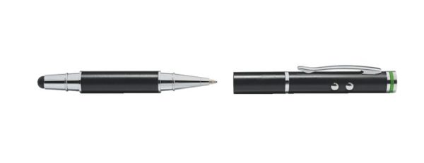 Érintőtoll, érintőképernyős készülékekhez, 4-az-1-ben, LEITZ "Stylus", fekete - Image 6