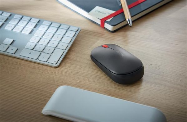 Egér, vezeték nélküli, Bluetooth, LEITZ "Cosy", bársonyszürke - Image 4