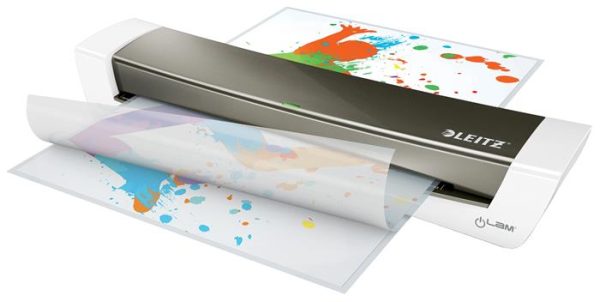 Laminálógép, A3, 80-125 mikron, LEITZ "iLam Home Office", szürke - Image 2