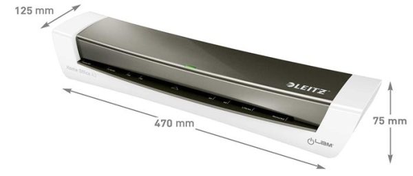 Laminálógép, A3, 80-125 mikron, LEITZ "iLam Home Office", szürke - Image 3