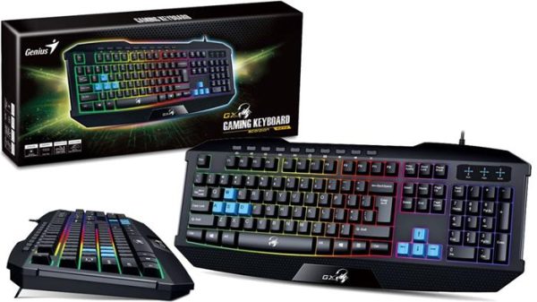 Billentyűzet, vezetékes, USB, HUN, gaming, GENIUS "Scorpion K215" - Image 2