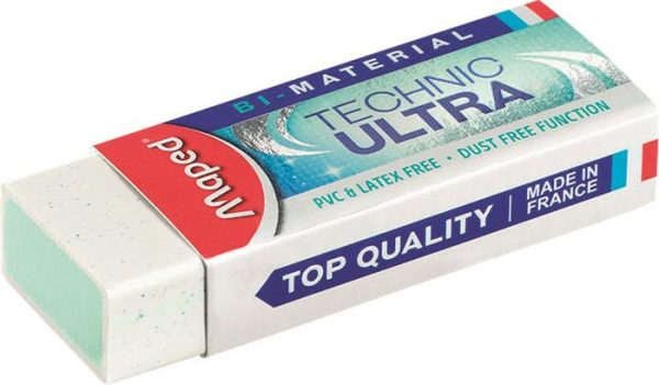 Radír display, papírtokkal, 20 db, MAPED "Technic Ultra" - Image 2