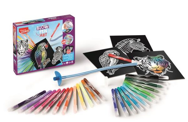 Fújós filctoll készlet, MAPED CREATIV, "Blow pen Basic" - Image 5