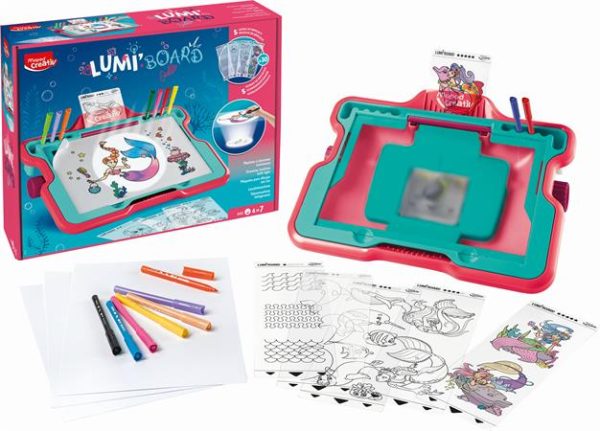 Kreatív készségfejlesztő rajzkészlet, MAPED CREATIV "Lumi Board Hableány" - Image 2
