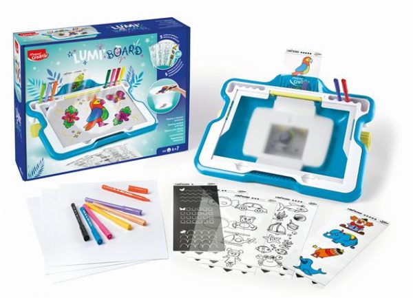 Kreatív készségfejlesztő rajzkészlet, MAPED CREATIV "Lumi Board" - Image 2