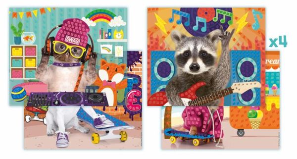 Mozaikos képkészítő készlet, MAPED CREATIV, "Cool Animals", menő állatok - Image 6