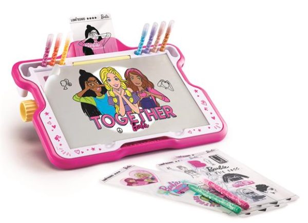 Kreatív készségfejlesztő rajzkészlet, MAPED CREATIV "Lumi Board Barbie" - Image 2