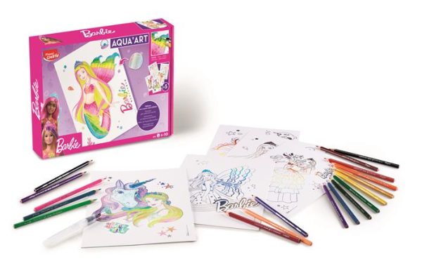 Akvarell festőkészlet, MAPED CREATIV "Barbie Aqua Art - Maxi Set" - Image 3