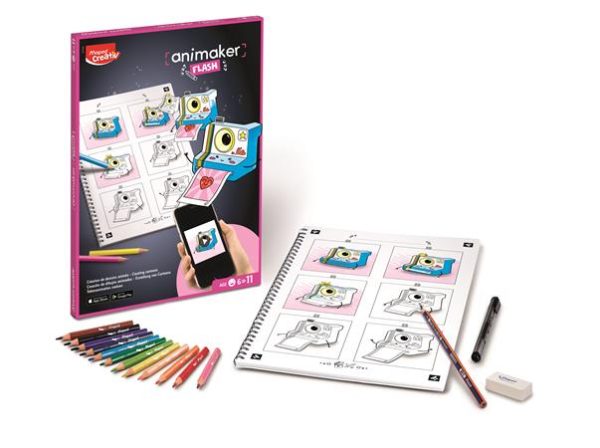 Animációkészítő készlet applikációval, MAPED CREATIV "Animaker Flash", Poetic - Image 2