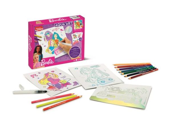 Akvarell festőkészlet, MAPED CREATIV "Barbie Aqua Art" - Image 2