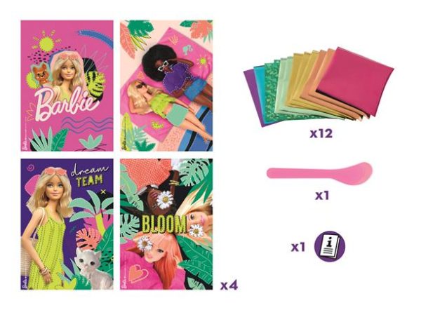 Fóliás képkészítő készlet, MAPED CREATIV "Barbie Foil`Art" - Image 3