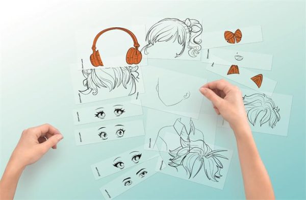 Kreatív készségfejlesztő rajzkészlet, MAPED CREATIV "Avatar Tablet Manga" - Image 3