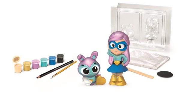 Gipszkiöntő készlet formákkal és festékkel, MAPED CREATIV "Plaster Friends Girly" - Image 2