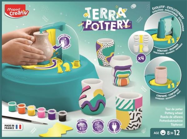 Korongozó készlet, MAPED CREATIV "Terra Pottery" - Image 4
