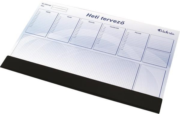 Könyökalátét, 470x330 mm, heti tervezővel, VICTORIA OFFICE - Image 3