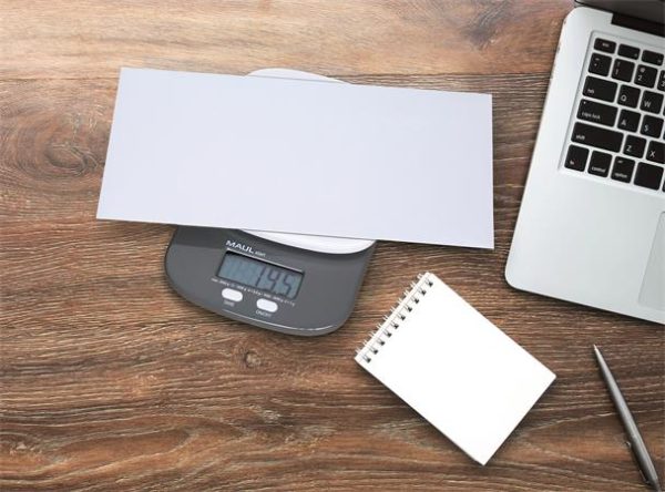 Levélmérleg, digitális, 2 kg terhelhetőség, MAUL "Start" szürke - Image 3