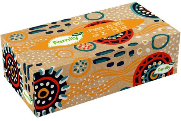Kozmetikai kendő, 2 rétegű, 150 lapos, TENTO "Big Box" - Image 2