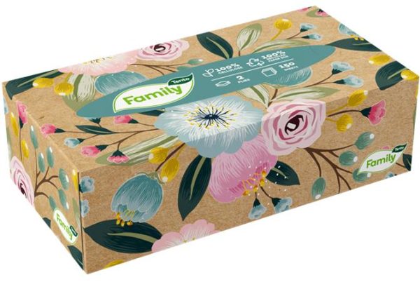 Kozmetikai kendő, 2 rétegű, 150 lapos, TENTO "Big Box" - Image 3