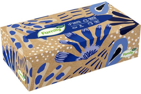 Kozmetikai kendő, 2 rétegű, 150 lapos, TENTO "Big Box" - Image 5