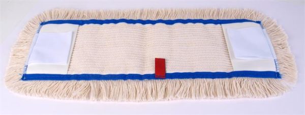 Lapos felmosó huzat, zsebes-füles, pamut, 50 cm - Image 2