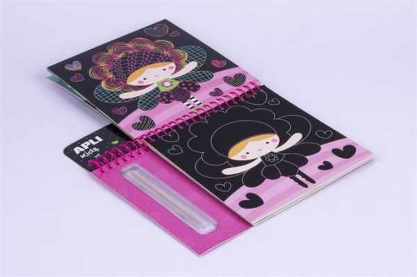 Képkarcoló füzet, APLI Kids "Magic Scratch", tündérek - Image 3