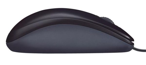 Egér, vezetékes, optikai, normál méret, USB, LOGITECH "M90", sötétszürke - Image 2