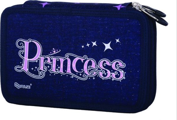 Tolltartó, 2 emeletes, PULSE "Princess", sötétkék-rózsaszín