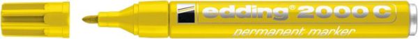 Alkoholos marker, 1,5-3 mm, kúpos, EDDING "2000", sárga - Image 2