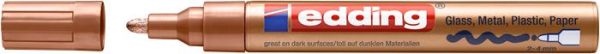 Lakkmarker, 2-4 mm, EDDING "750", vörösréz - Image 2