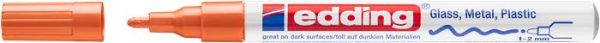 Lakkmarker, 1-2 mm, EDDING "751", narancssárga - Image 2