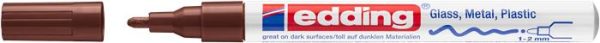 Lakkmarker, 1-2 mm, EDDING "751", barna - Image 2